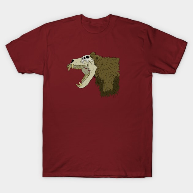 Mutant Bear - Color T-Shirt by badvibesonly